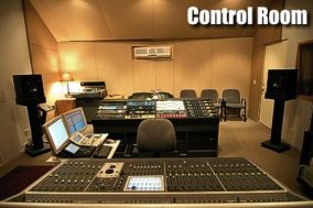 Paradoxx Studios control room in Los Angeles, USA